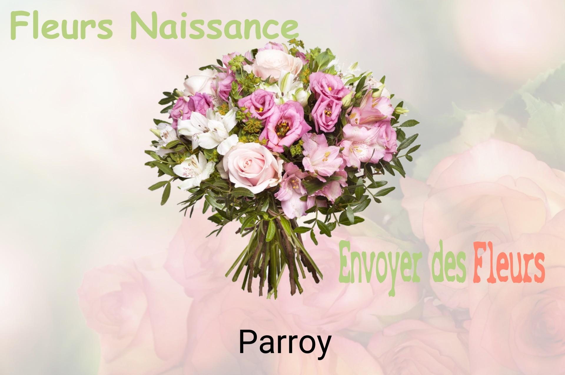 Bouquet de fleurs de naissance livré à Parroy